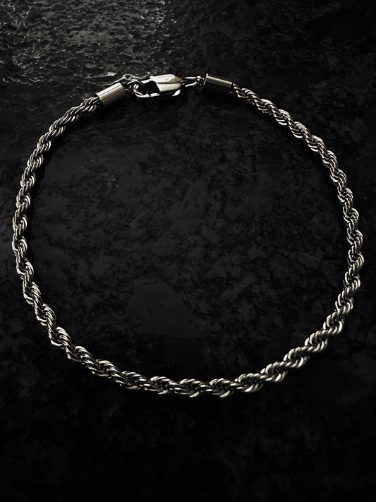 ROPE BRACELET (SILVER) 3MM