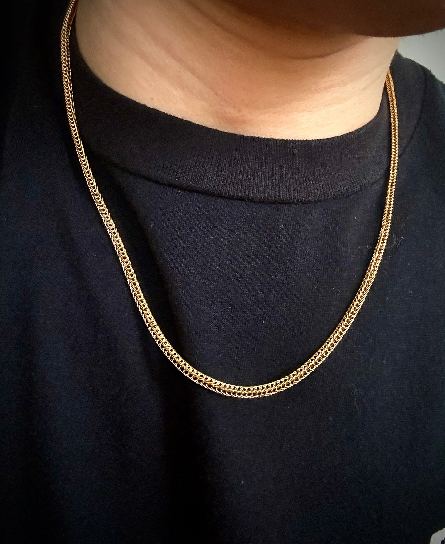 WHEAT CHAIN (GOLD) 3MM