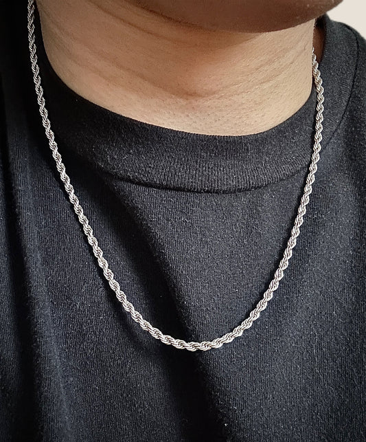 ROPE CHAIN (SILVER) 3MM