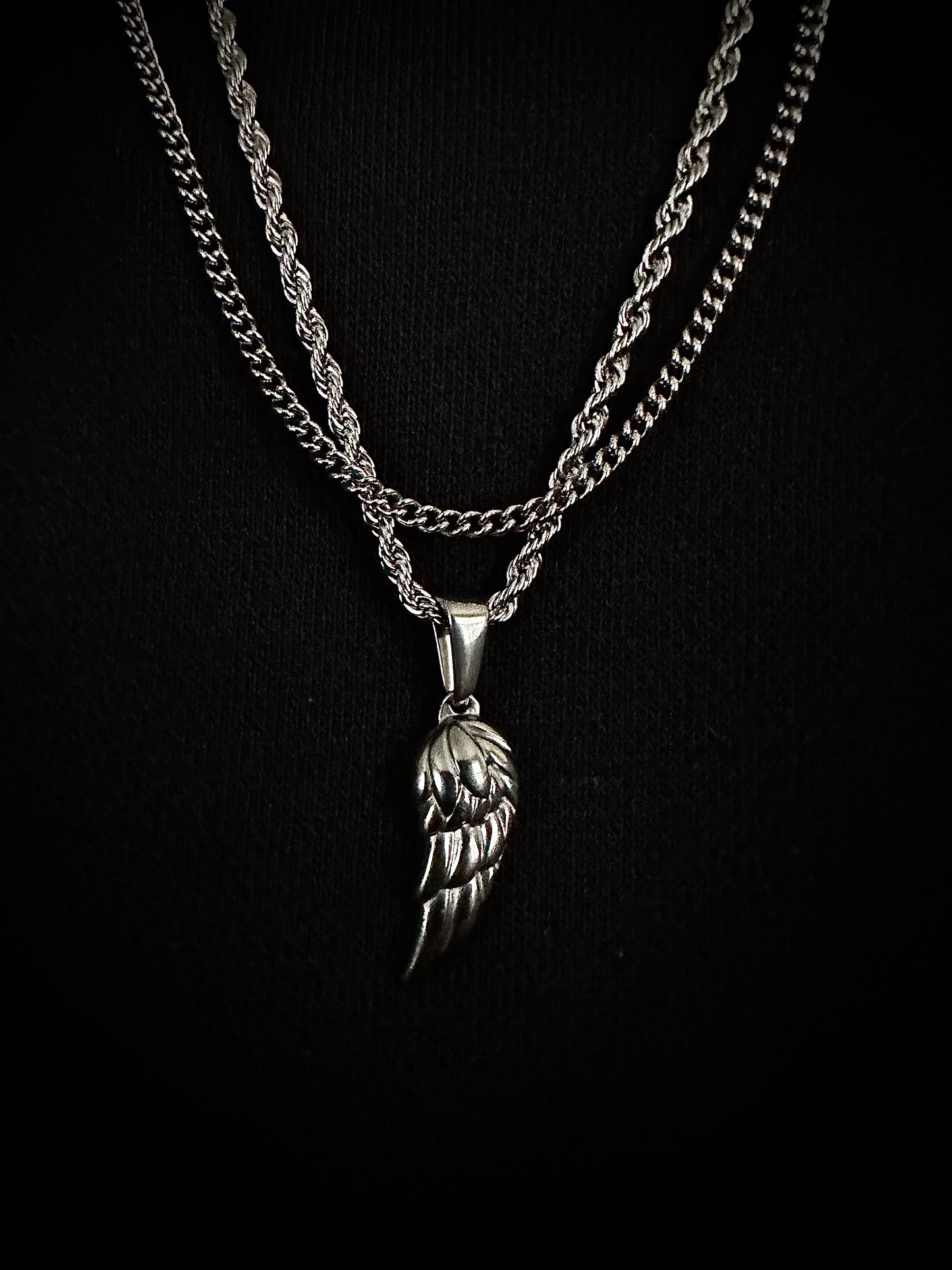 WING & CUBAN SET (SILVER)